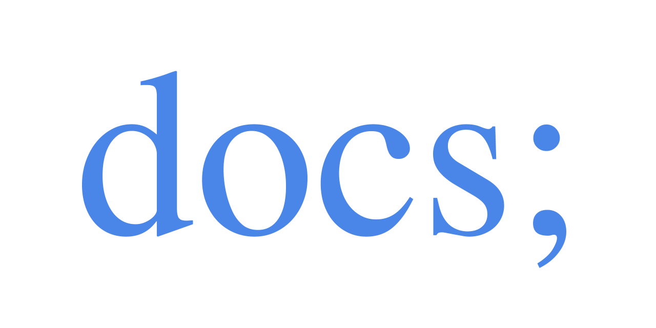"docs;" logo